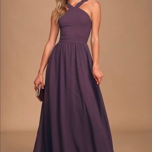 Lulus Dress - Dusty Purple